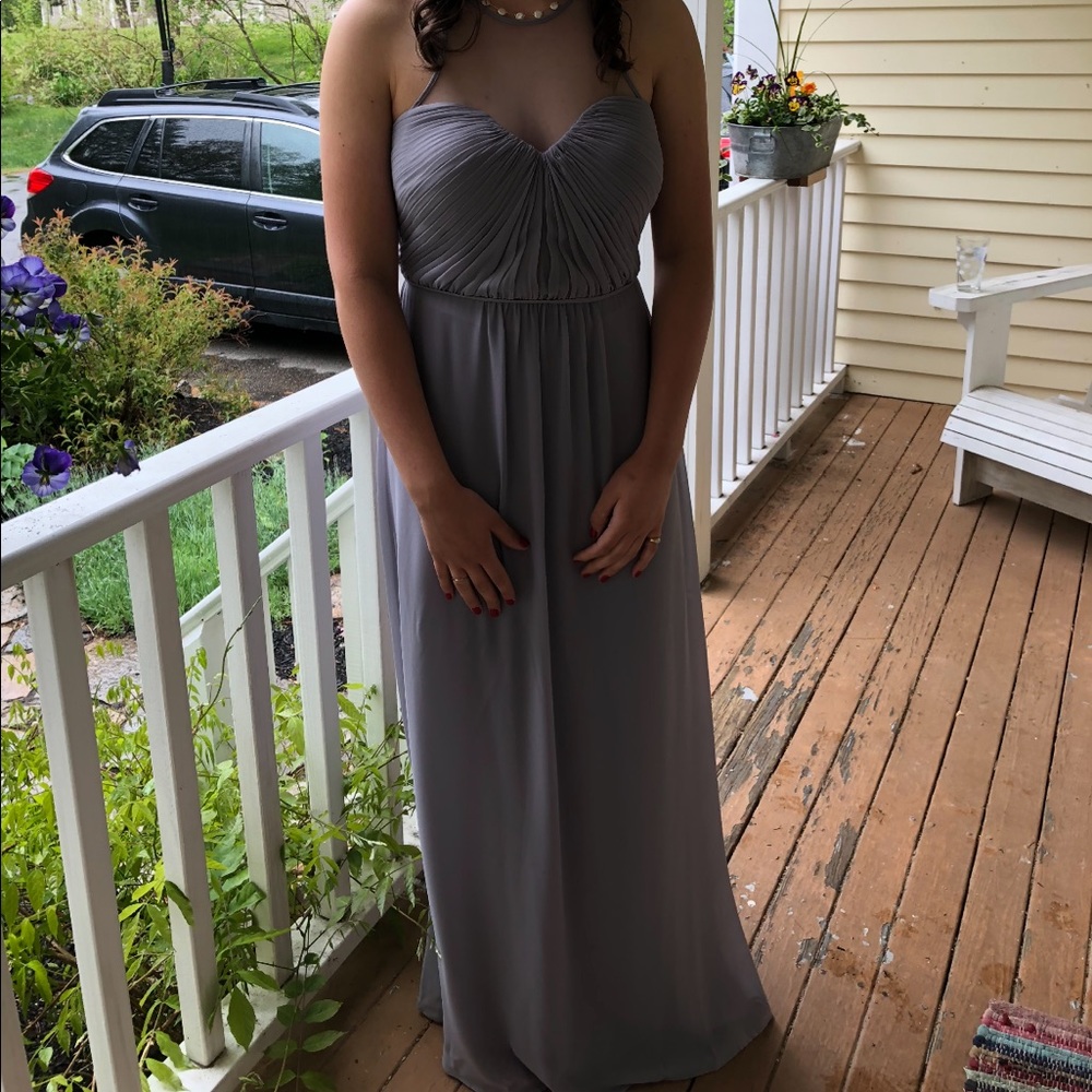 faviana high neck gown